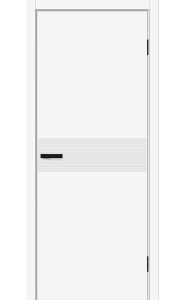 Межкомнатная дверь Граффити-23.Д, цвет White Pro