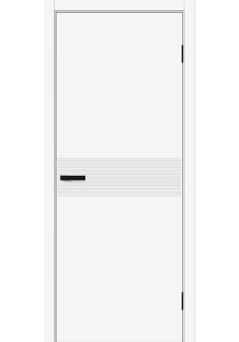 Межкомнатная дверь Граффити-23.Д, цвет White Pro