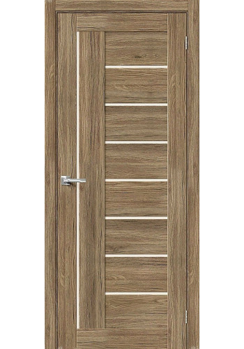 Межкомнатная дверь Браво-29, со стеклом, цвет Original Oak