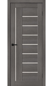 Межкомнатная дверь Браво-29, со стеклом, цвет Grey Melinga