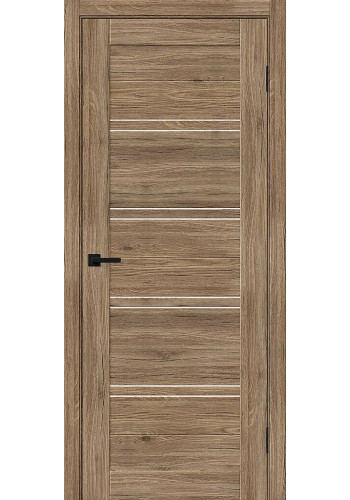 Межкомнатная дверь Браво-28, со стеклом, цвет Original Oak